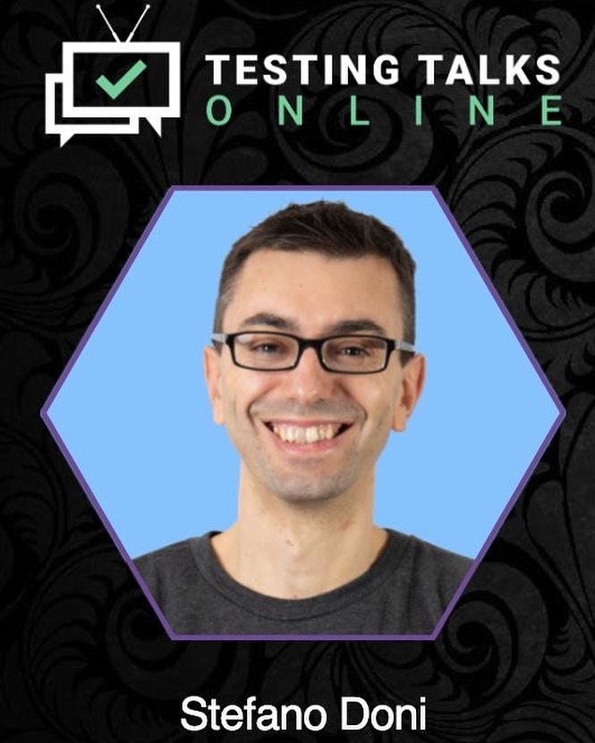 Proud to announce our next panelist for Testing Talks Online, Stefano Doni!