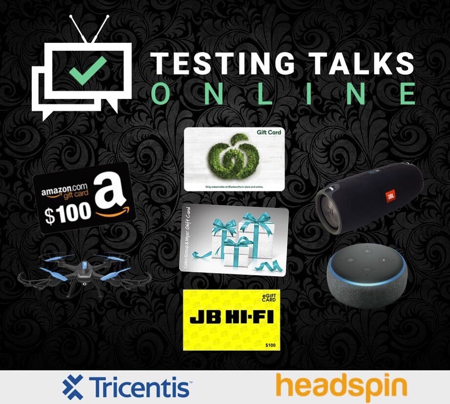 7 great prizes up for grabs for our attendees at Testing Talks Online!
